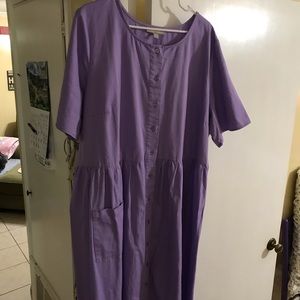 Woman Within Front Button up dress